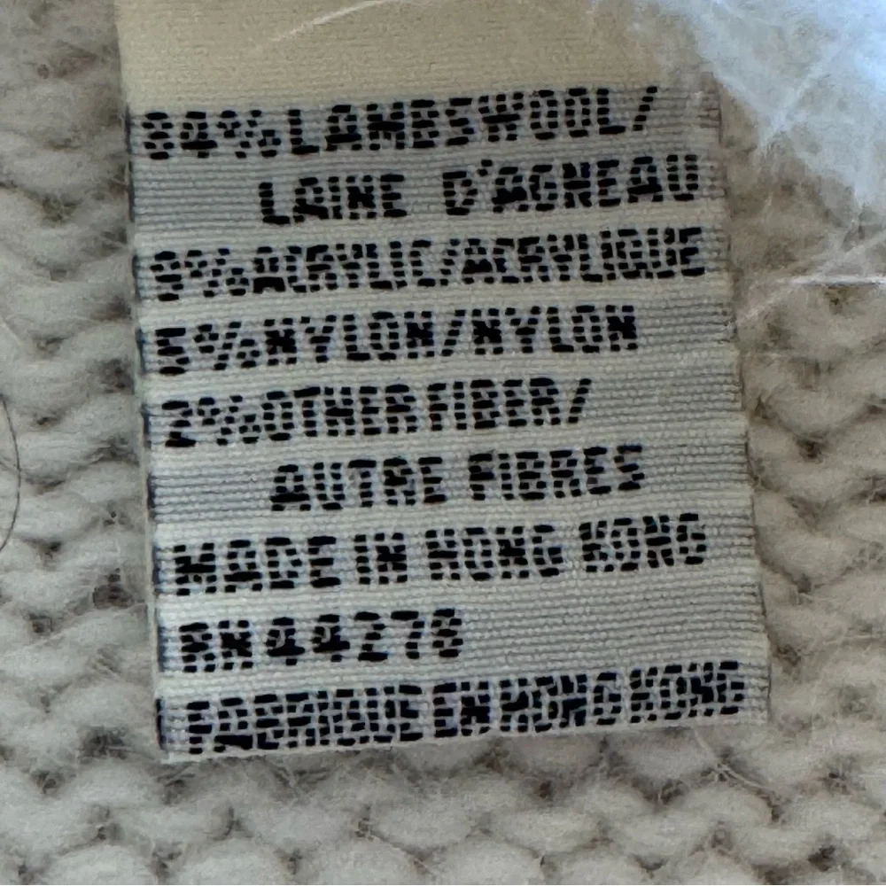 Marisa Christina Lambswool Blend Cardigan Sweater Beige Taupe MEDIUM VINTAGE